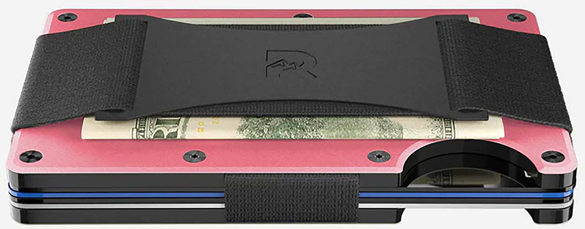 Ridge Wallet Flamingo Pink Wallet with Cash Strap product image