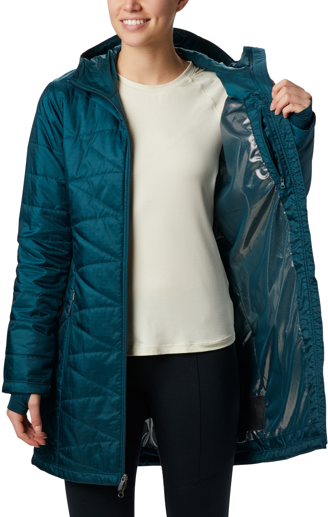 columbia mighty lite long jacket