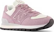 Womens New Balance 574 Rugged Athletic Shoe - Black / Blue / Pink
