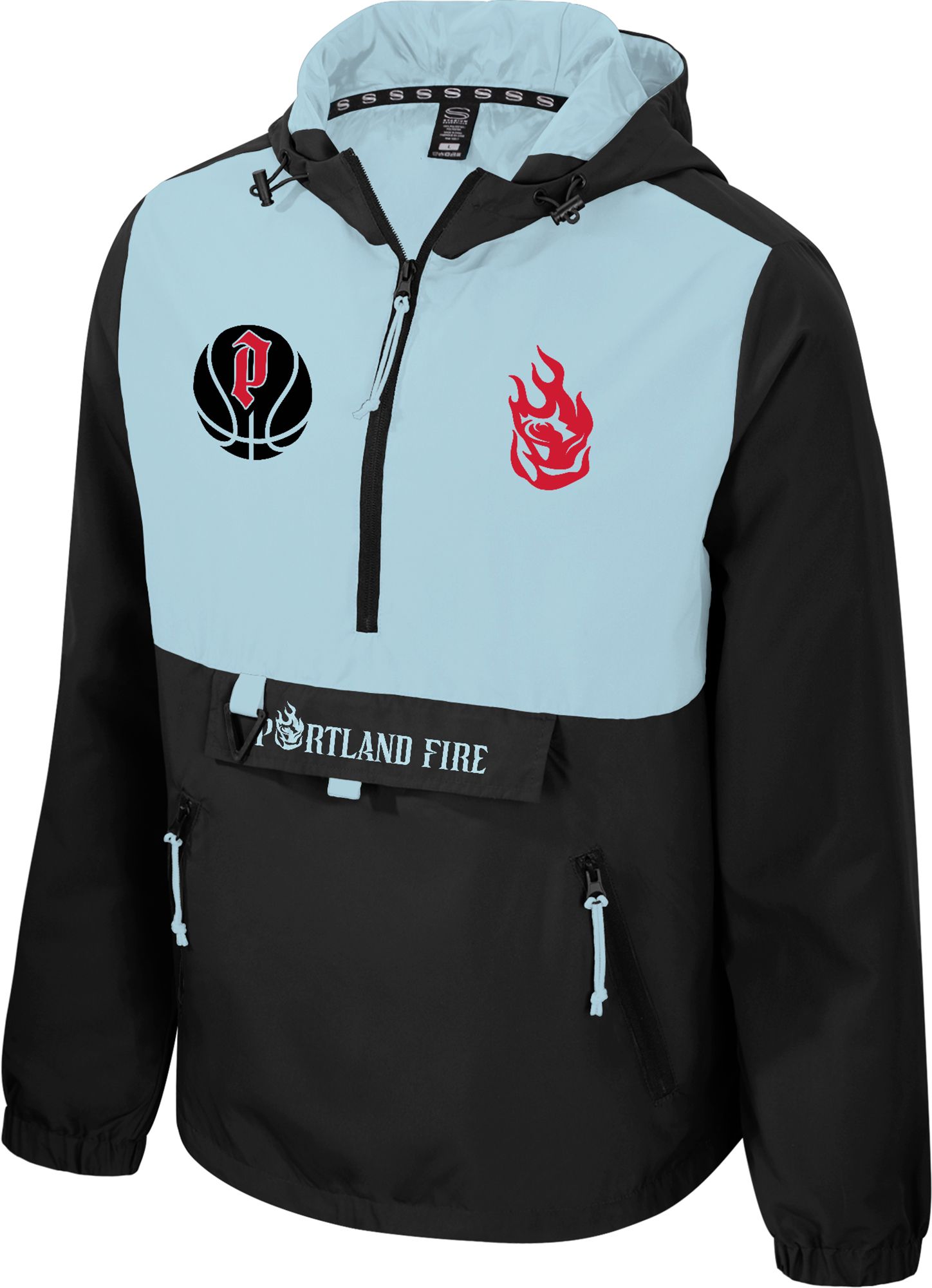 Stadium Essentials Adult Portland Fire Black Legend Challenger 1/4 Zip product image