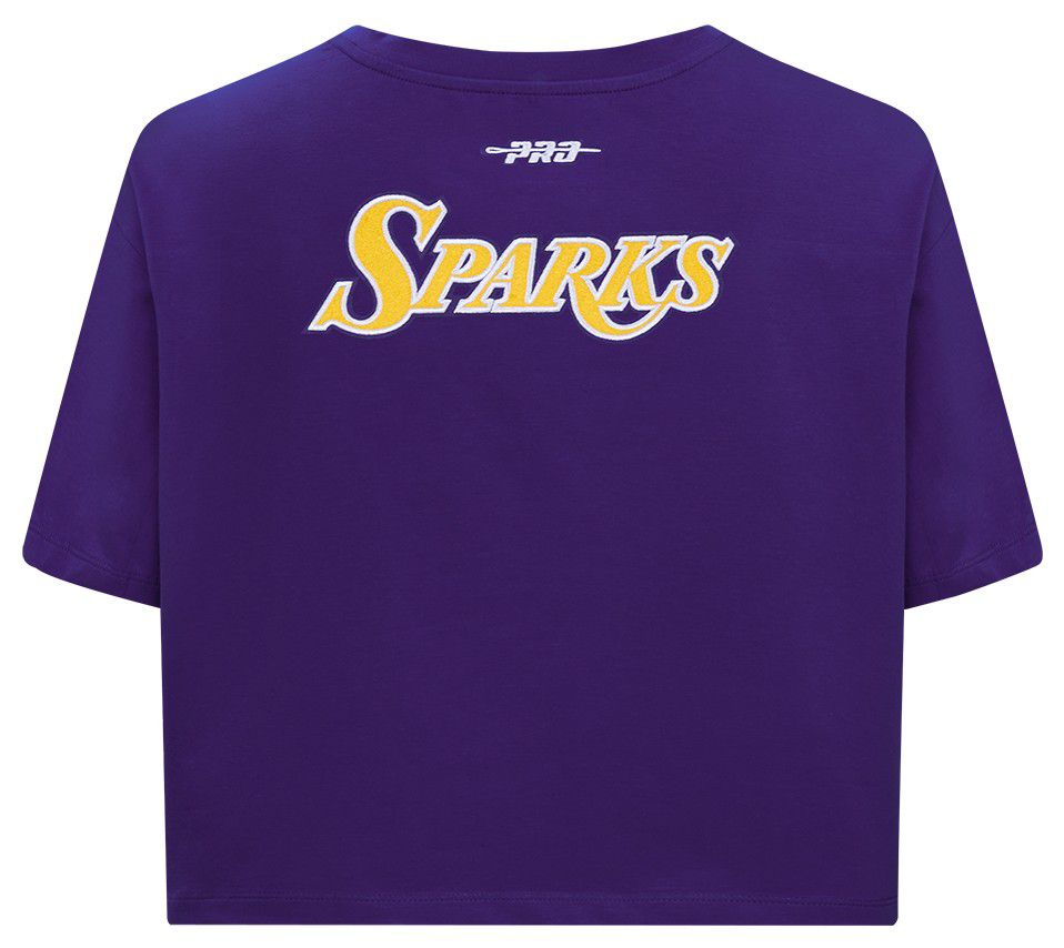 Pro Standard Women's Los Angeles Sparks Purple Boxy T-Shirt product image
