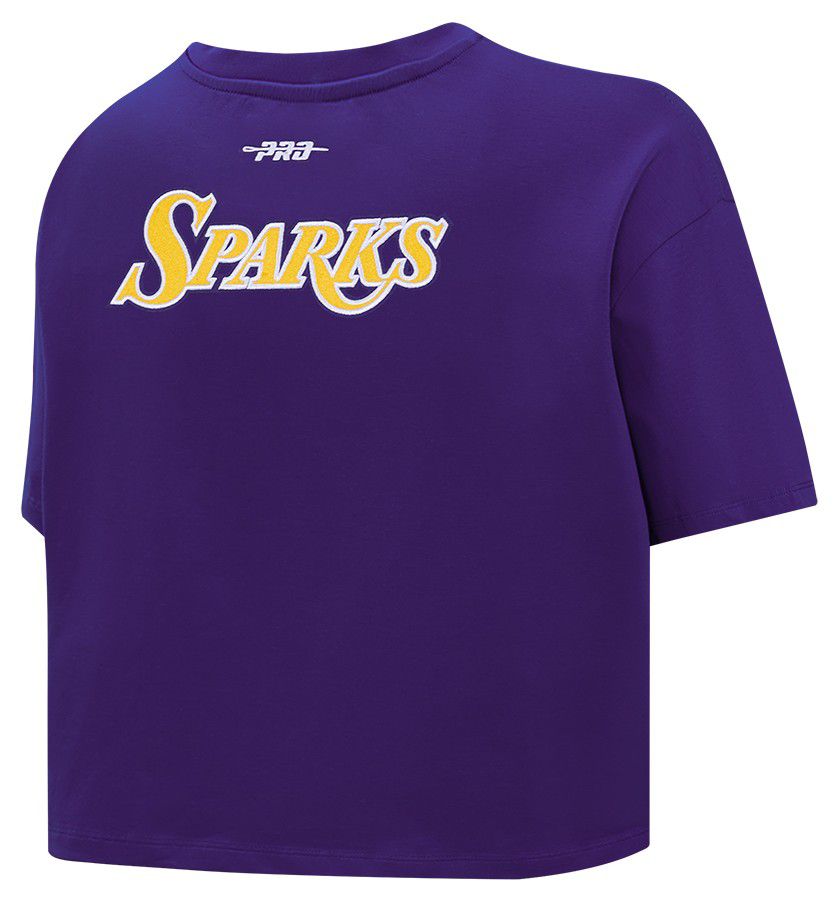 Pro Standard Women's Los Angeles Sparks Purple Boxy T-Shirt product image