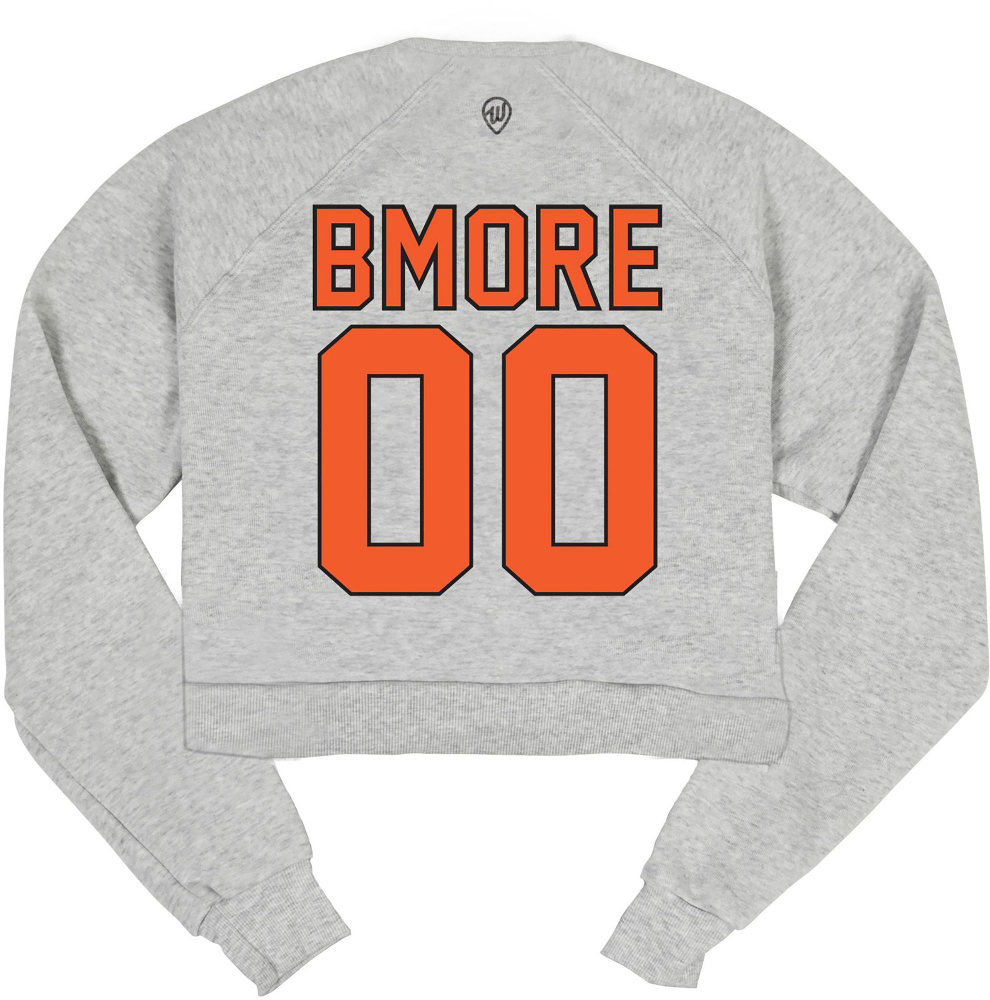 Where I'm From Women's Baltimore Ash Cropped Crewneck Sweatshirt product image