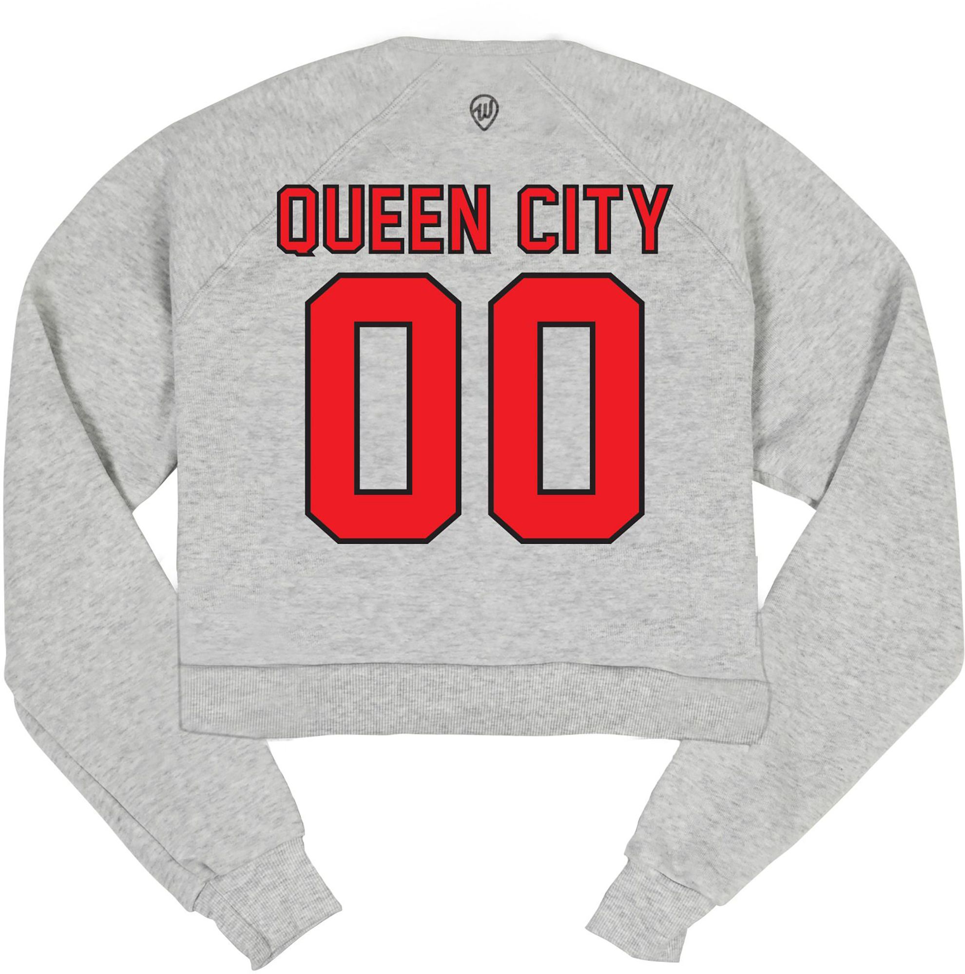 Where I'm From Women's Cincinnati Ash Cropped Crewneck Sweatshirt product image