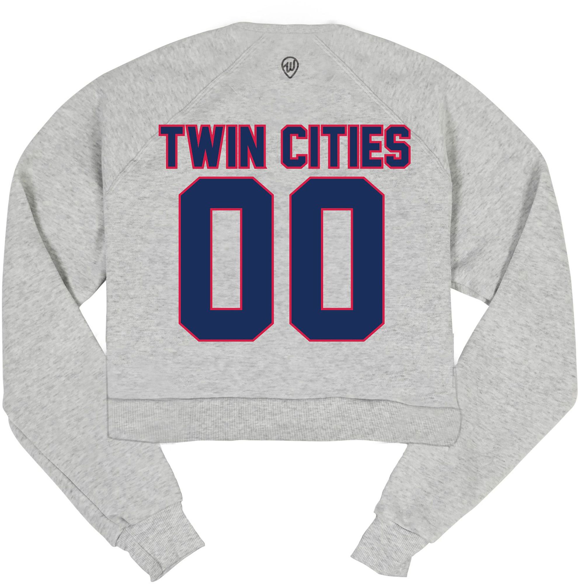 Where I'm From Women's Minnesota Ash Cropped Crewneck Sweatshirt product image