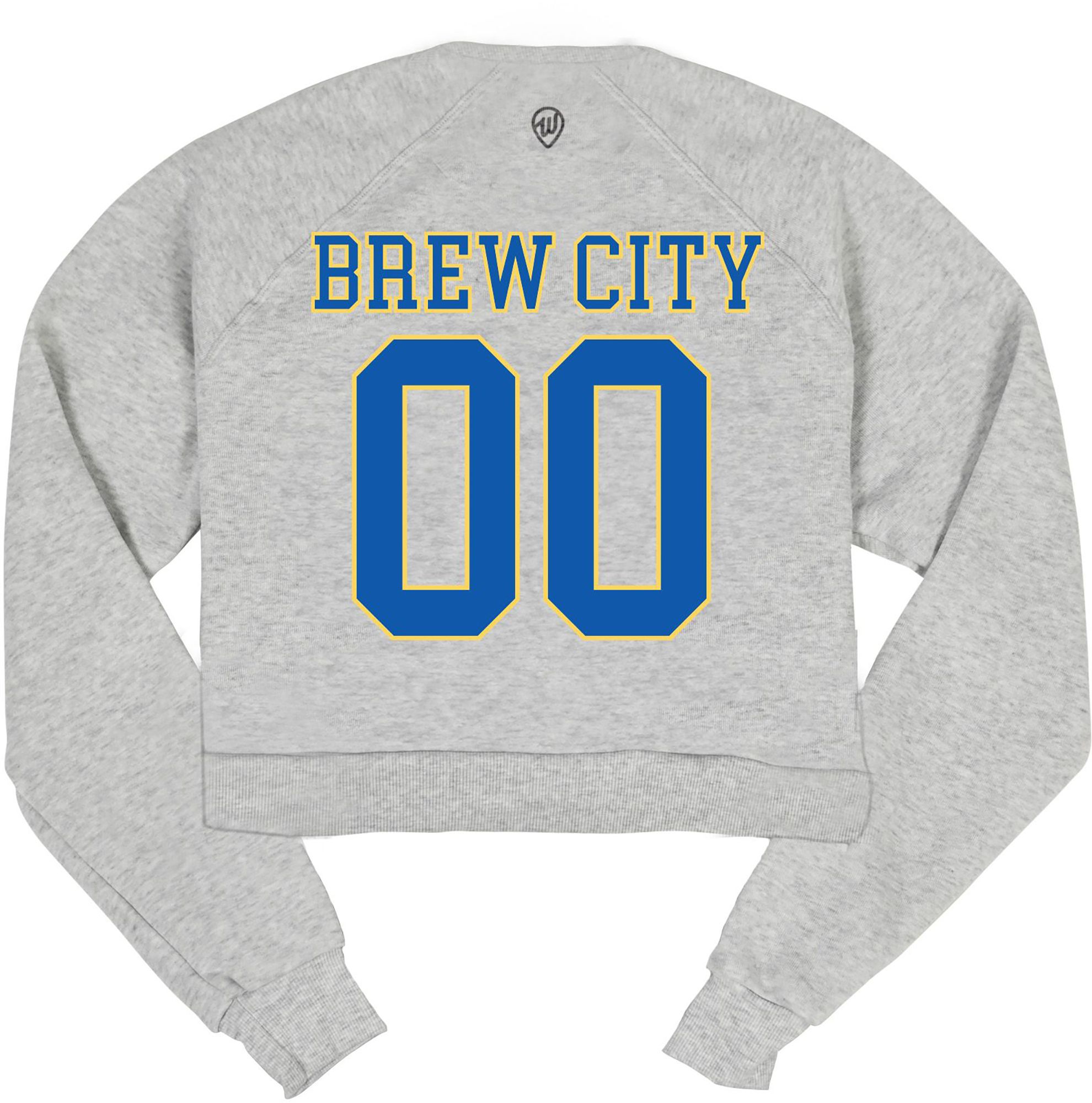 Where I'm From Women's Milwaukee Ash Cropped Crewneck Sweatshirt product image