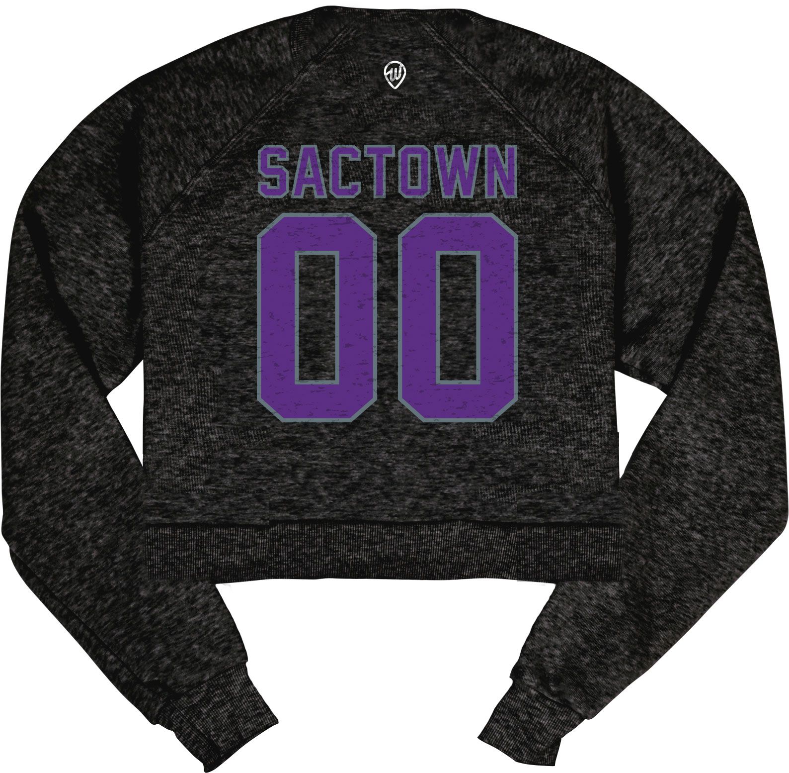 Where I'm From Women's Sacramento 2 Sided Cropped Fleece Sweatshirt product image