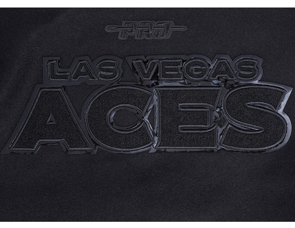 Pro Standard Men's Las Vegas Aces Black Varsity Jacket product image