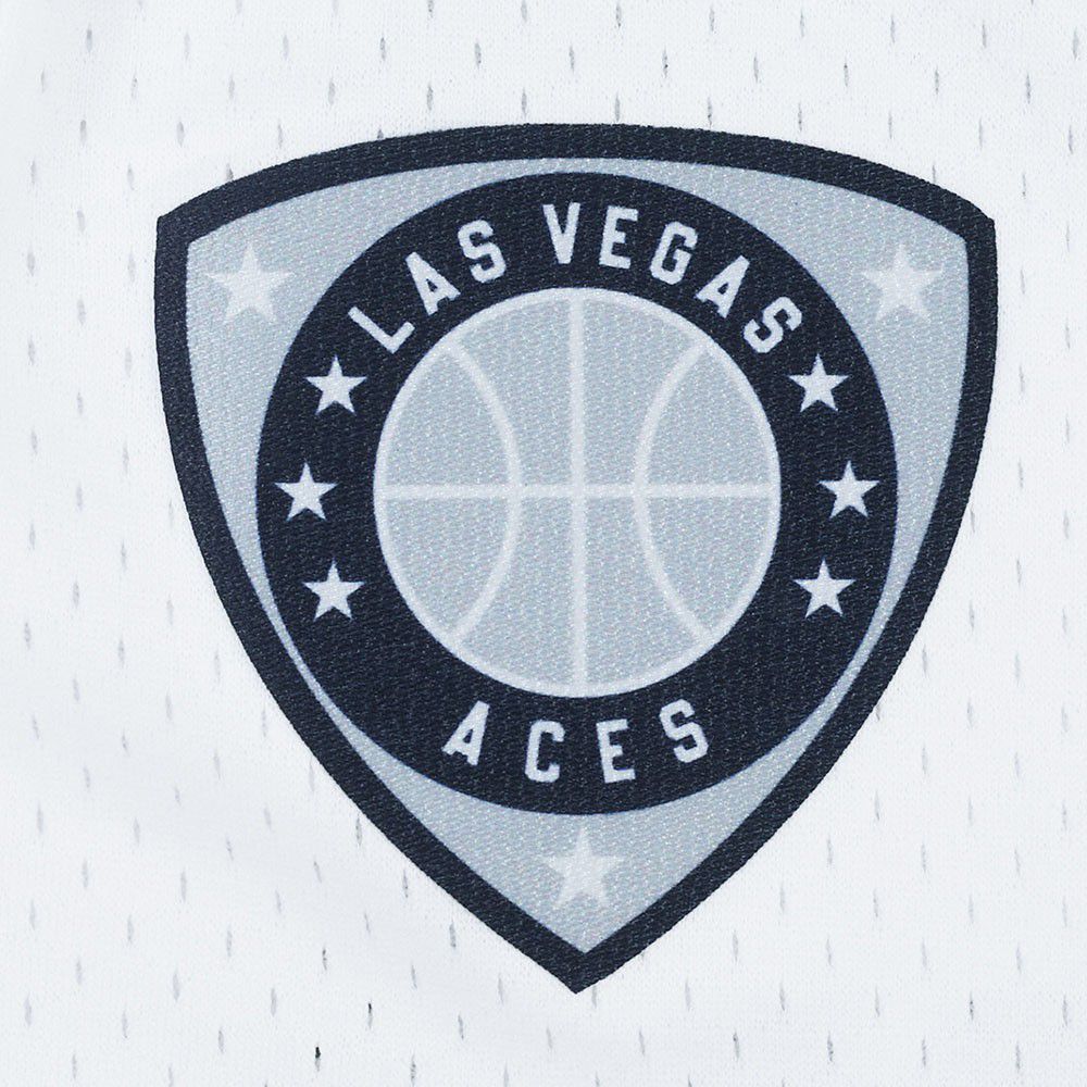 Pro Standard Youth Las Vegas Aces White Letterman Button Down Shirt product image
