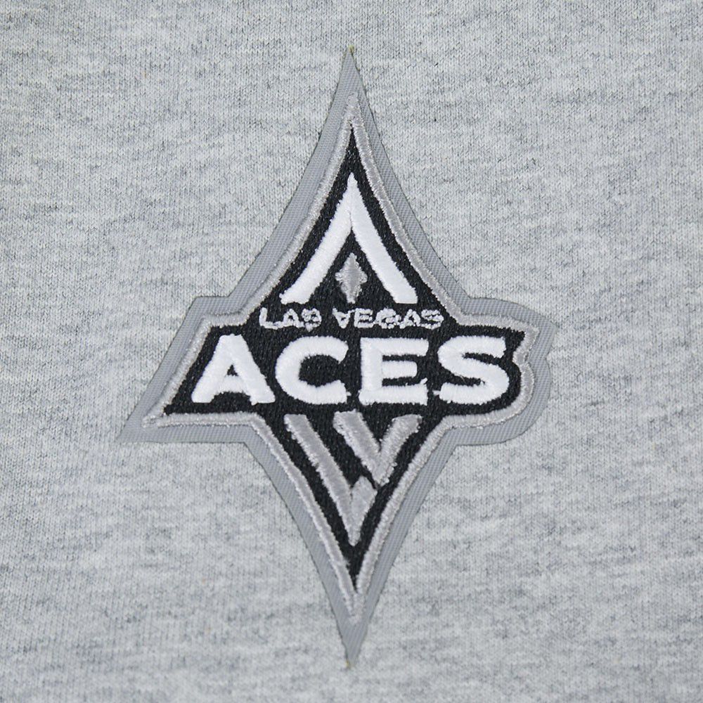 Pro Standard Girls' Las Vegas Aces Heather Grey Paradise Boxy T-Shirt product image