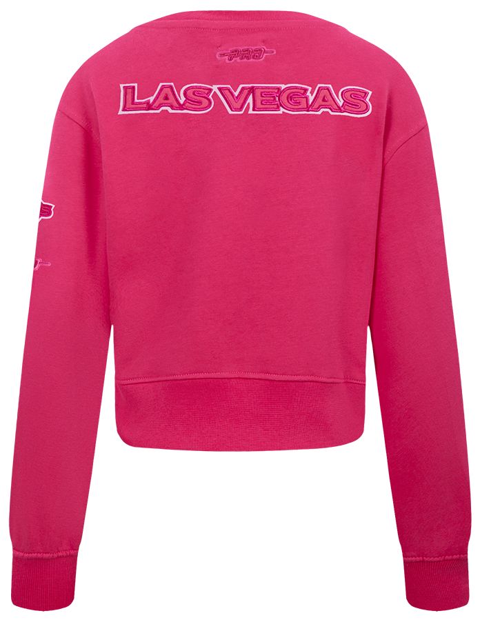Pro Standard Girls' Las Vegas Aces Triple Pink Crewneck Sweatshirt product image