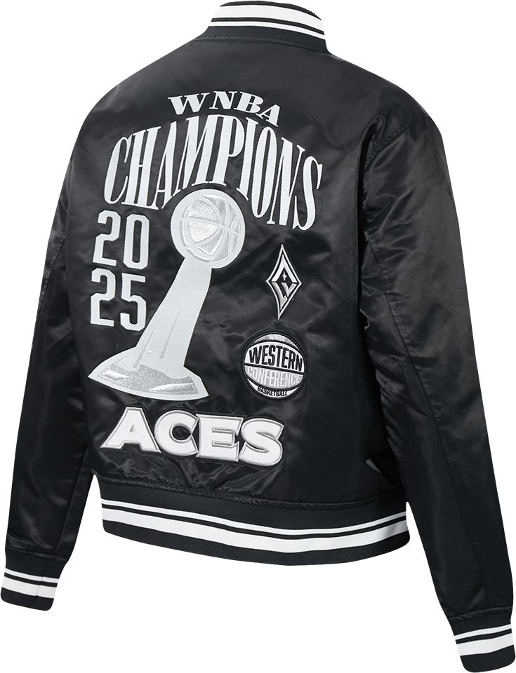 Pro Standard Women's 2025 WNBA Champions Las Vegas Aces Satin Jacket product image