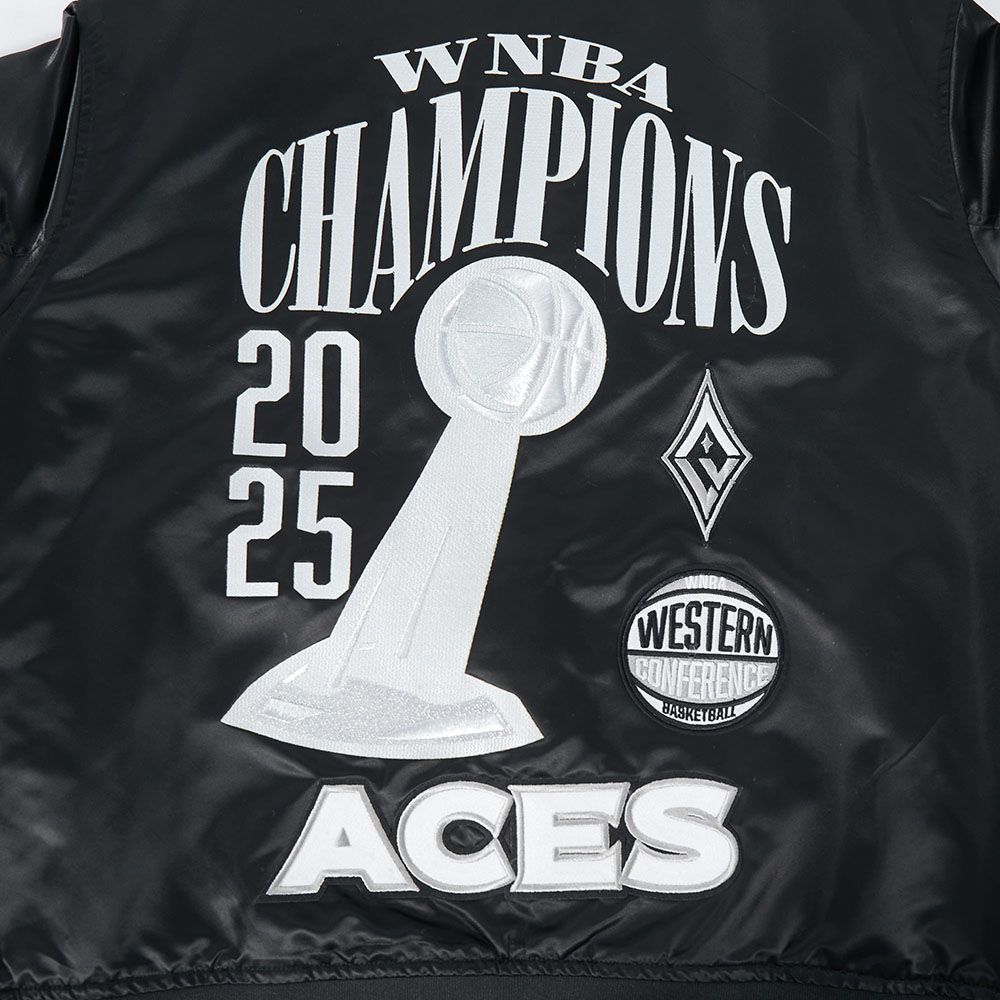 Pro Standard Women's 2025 WNBA Champions Las Vegas Aces Satin Jacket product image