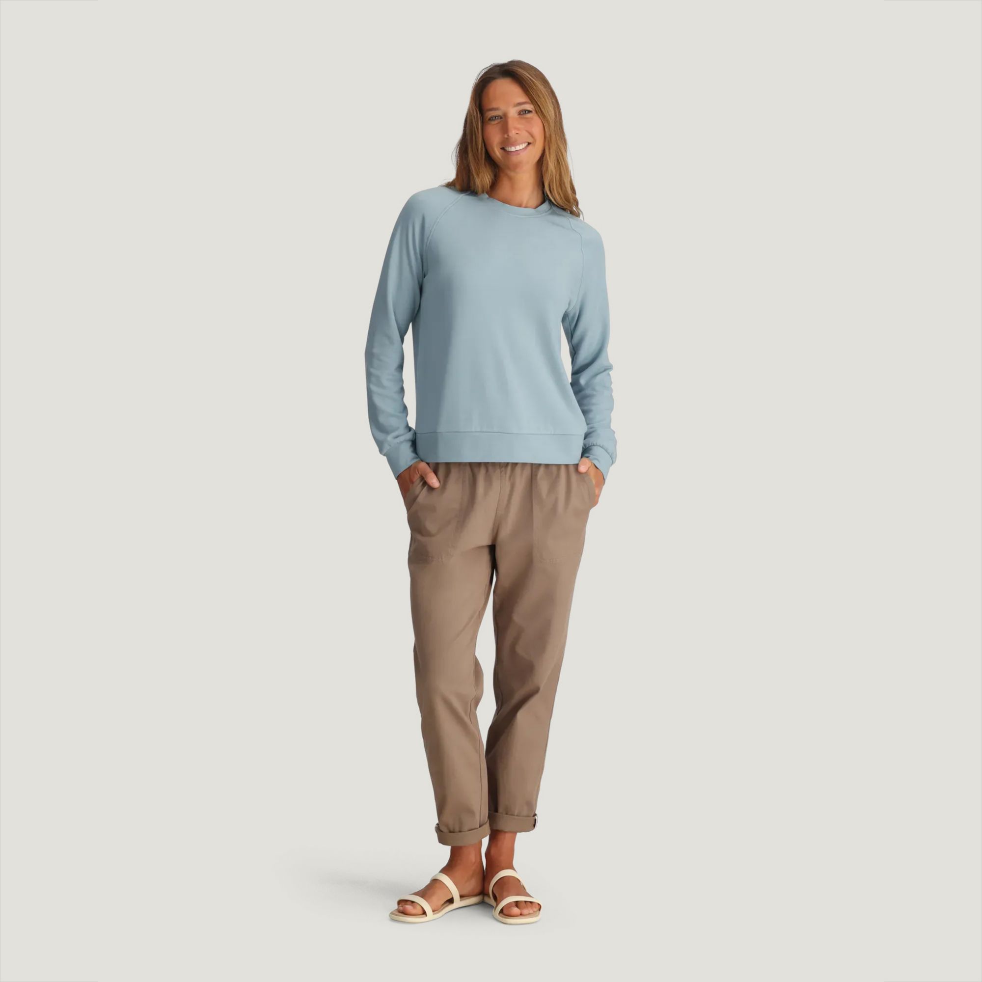 Free Fly Women's Bamboo Lightweight Fleece Crew product image