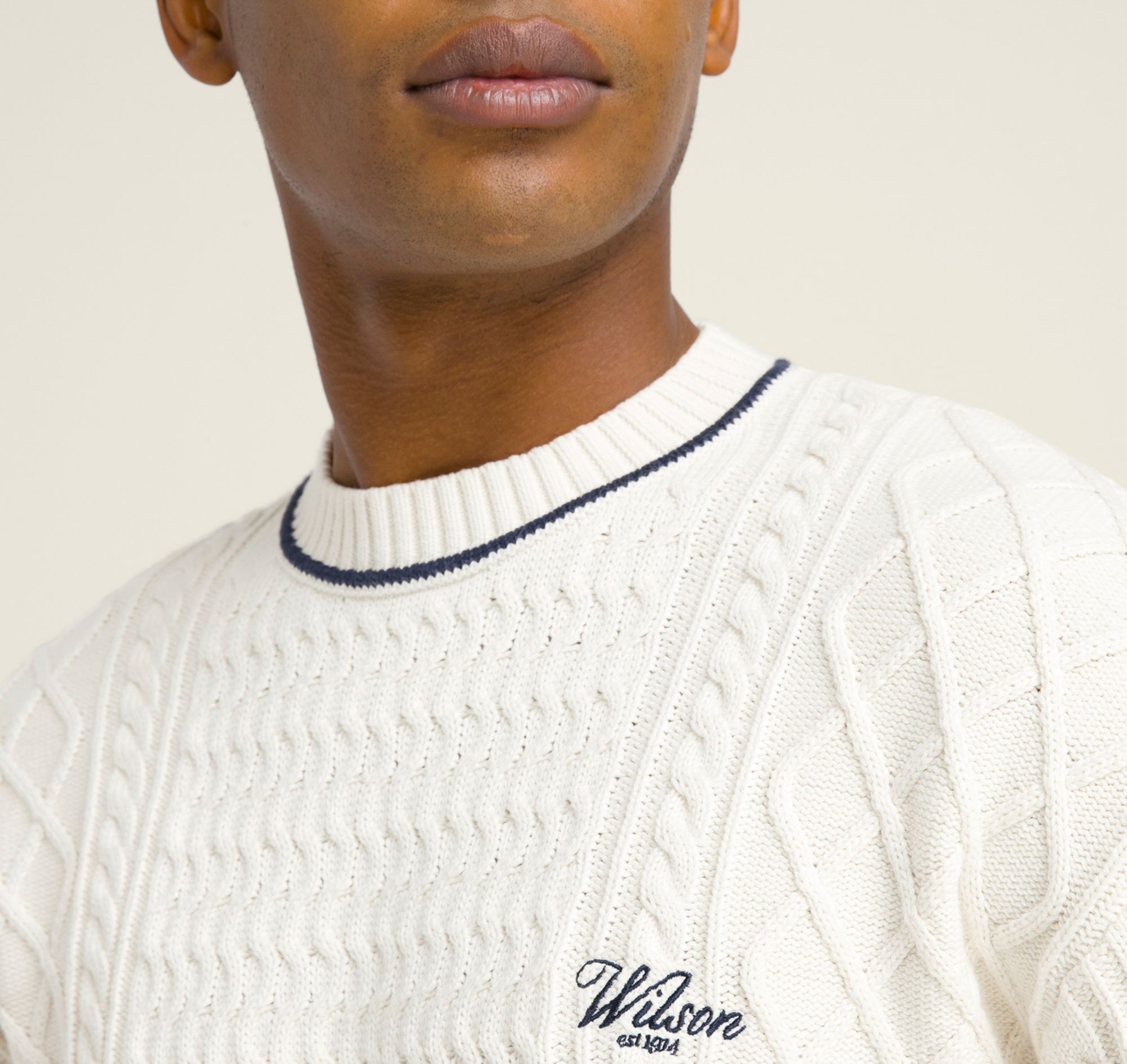 Wilson Men's Heritage Cable Knit Tennis Sweater product image