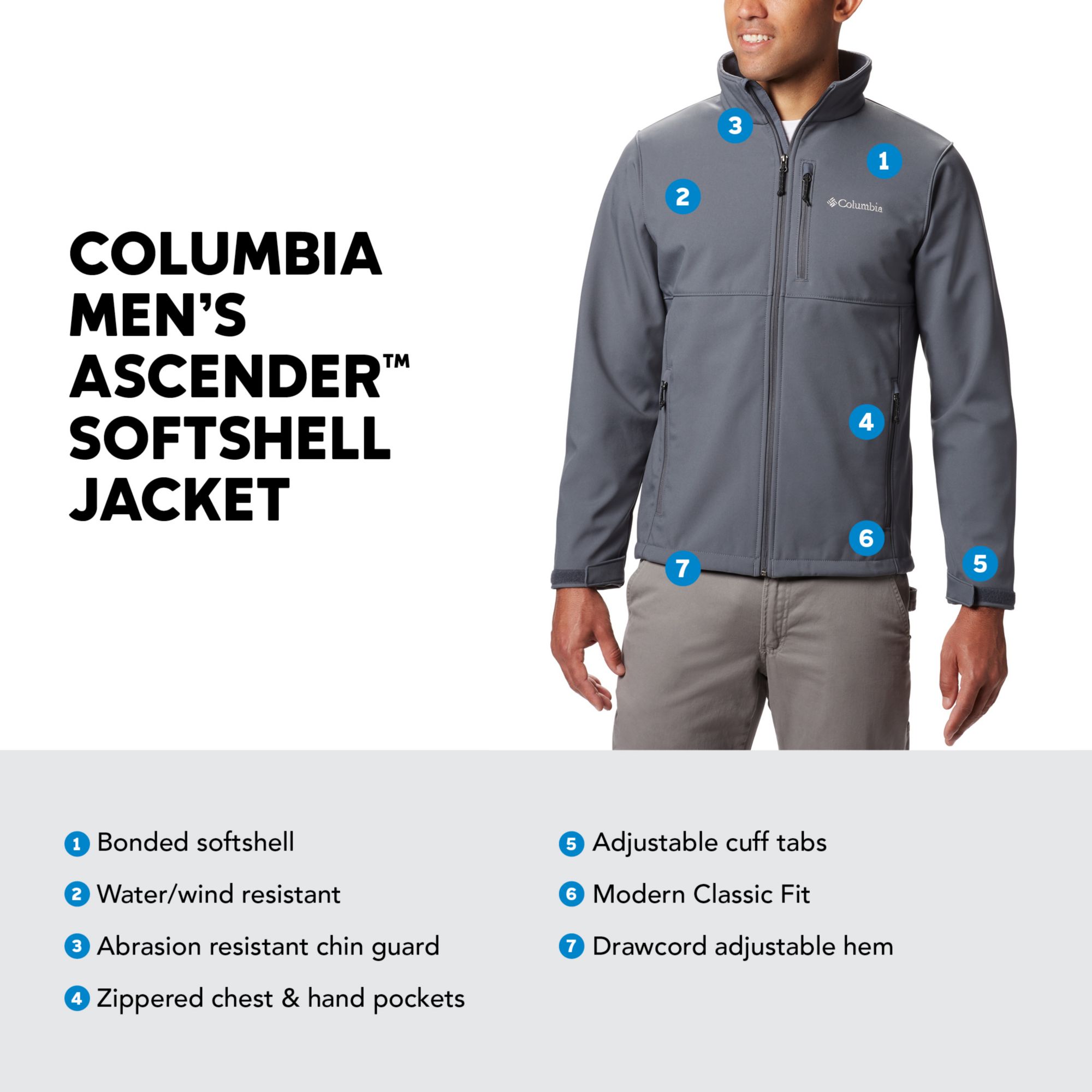 Columbia Men's Ascender Softshell Jacket product image