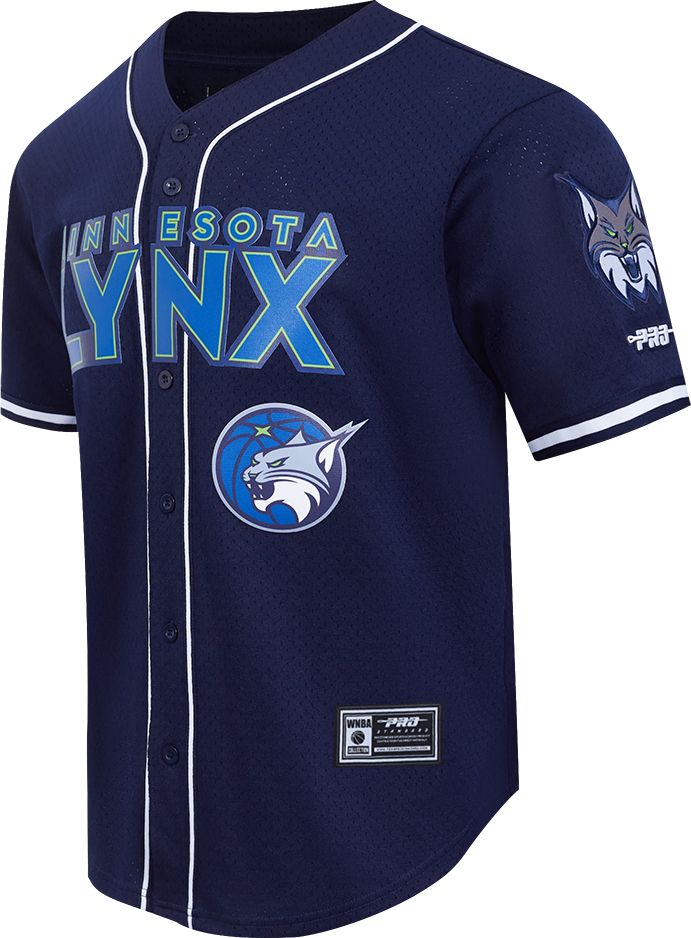 Pro Standard Men's Minnesota Lynx Mesh Navy Button-Down Jersey product image