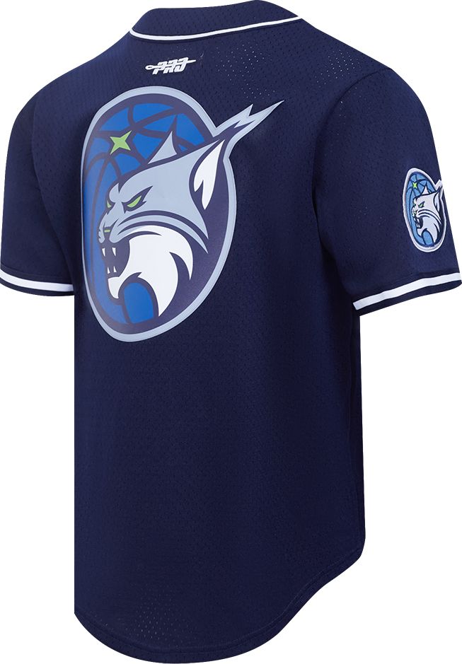 Pro Standard Men's Minnesota Lynx Mesh Navy Button-Down Jersey product image