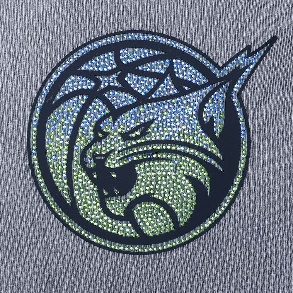 Pro Standard Women's Minnesota Lynx Washed Grey Washed Jewel Boxy T-Shirt product image