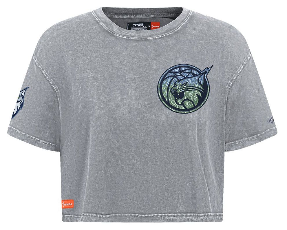 Pro Standard Women's Minnesota Lynx Washed Grey Washed Jewel Boxy T-Shirt product image