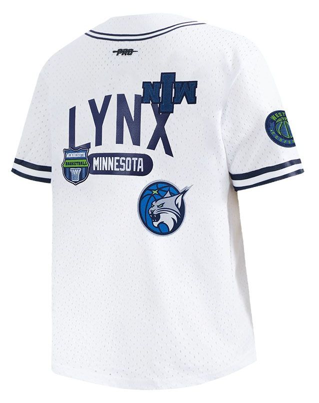 Pro Standard Youth Minnesota Lynx Navy Letterman Button Down Shirt product image