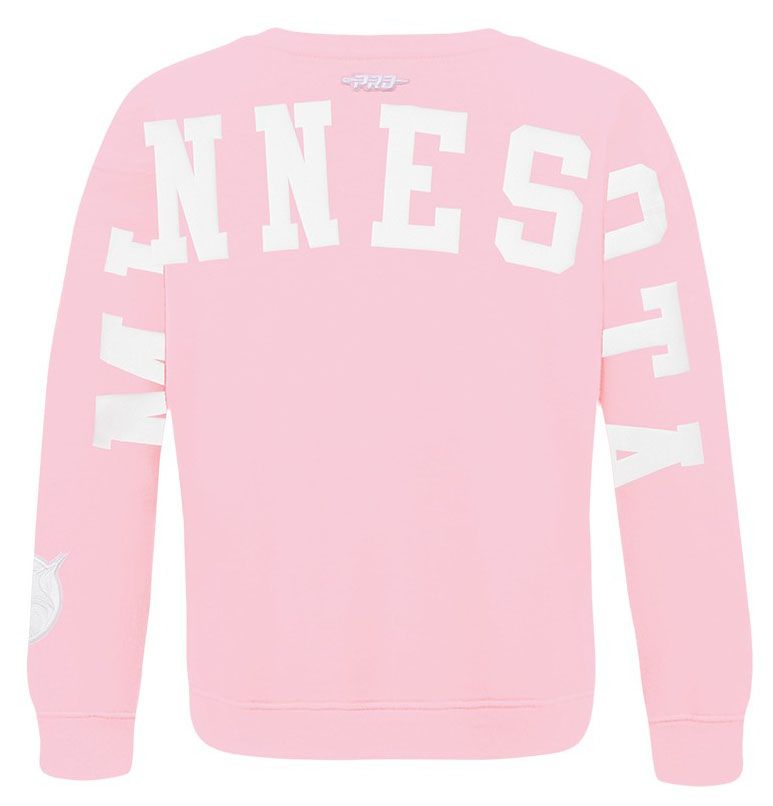 Pro Standard Girls' Minnesota Lynx Pink Wingspan Drop Shoulder Crewneck Sweatshirt product image