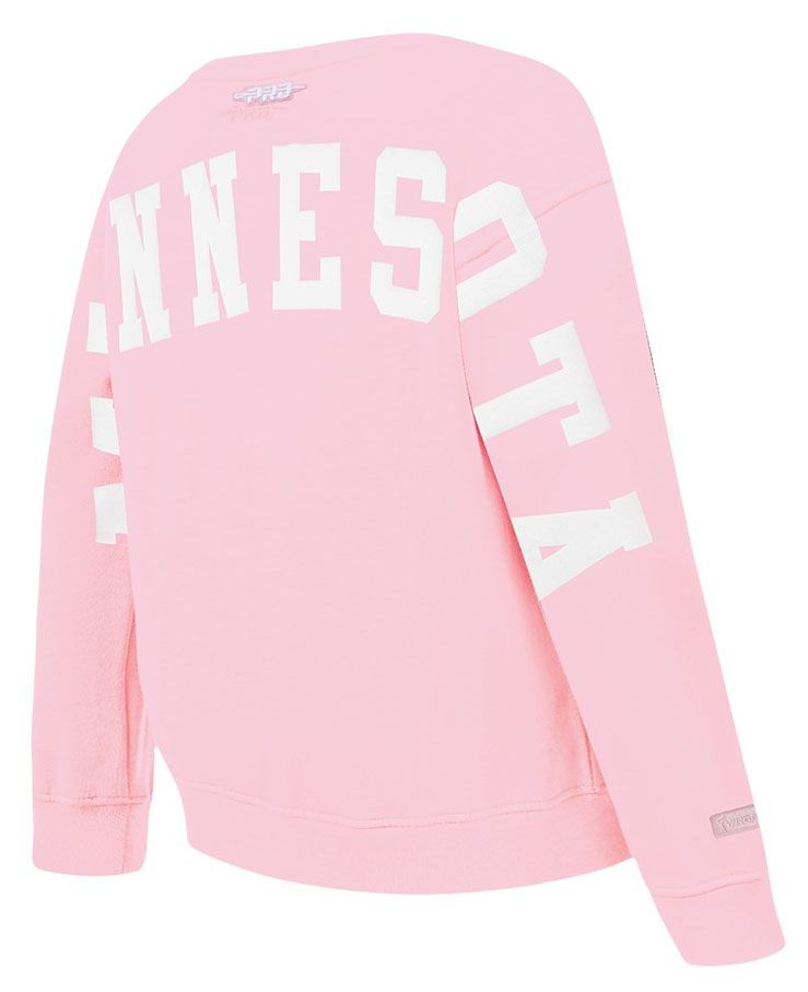 Pro Standard Girls' Minnesota Lynx Pink Wingspan Drop Shoulder Crewneck Sweatshirt product image
