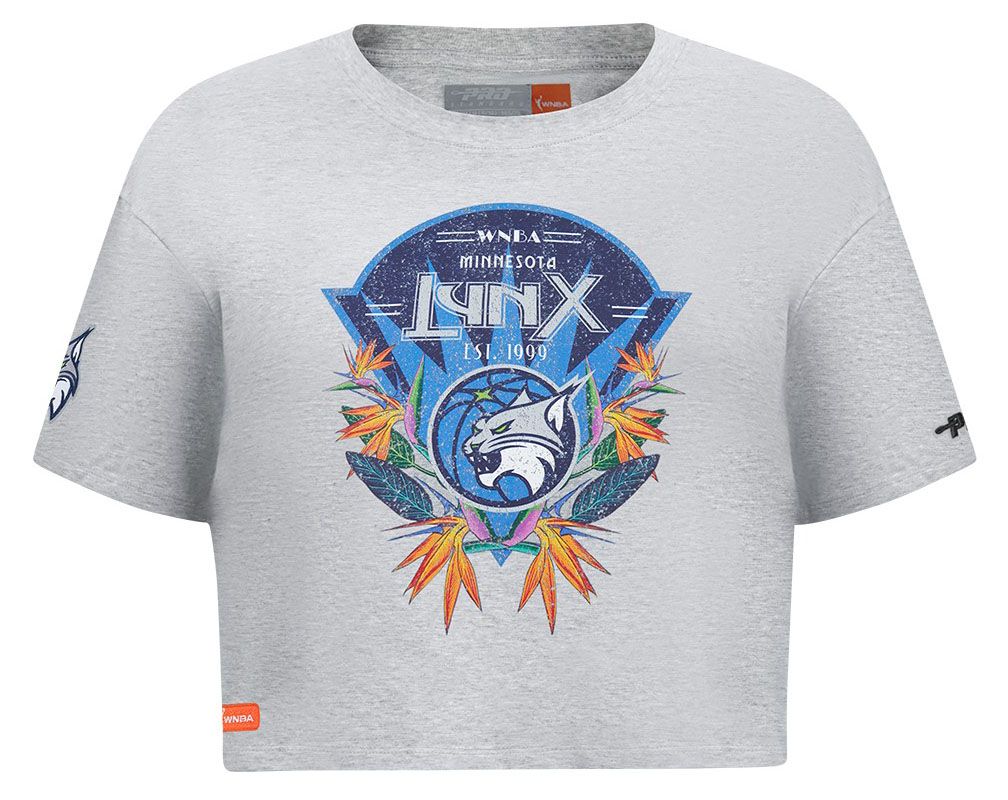 Pro Standard Girls' Minnesota Lynx Heather Grey Paradise Boxy T-Shirt product image