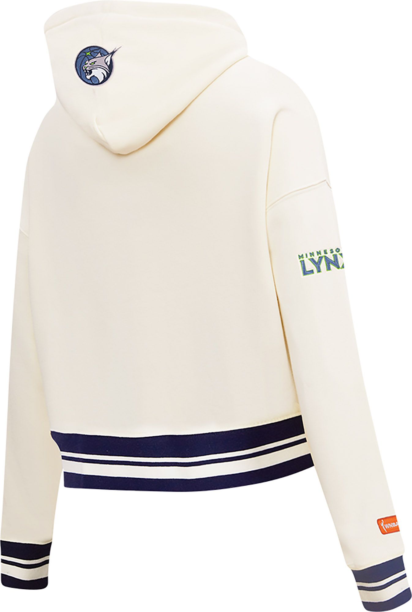 Pro Standard Women's Minnesota Lynx Off White Retro Classic Cropped Hoodie product image