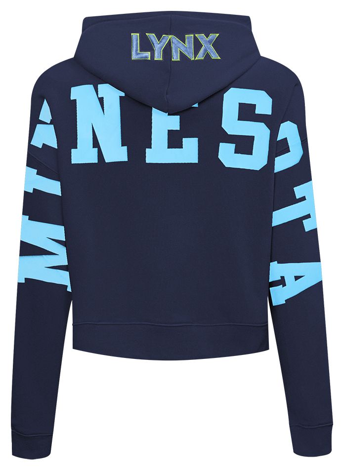Pro Standard Women's Minnesota Lynx Navy Wingspan Cropped Hoodie product image