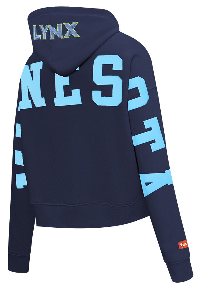 Pro Standard Women's Minnesota Lynx Navy Wingspan Cropped Hoodie product image