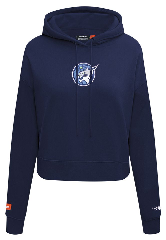 Pro Standard Women's Minnesota Lynx Navy Wingspan Cropped Hoodie product image