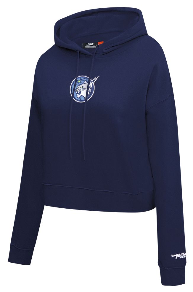 Pro Standard Women's Minnesota Lynx Navy Wingspan Cropped Hoodie product image
