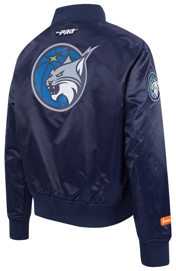 Pro Standard Women's Minnesota Lynx Navy Chenille Satin Jacket product image