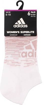 adidas Women's Superlite II No Show Athletic Socks - 6 Pack | Dick's  Sporting Goods