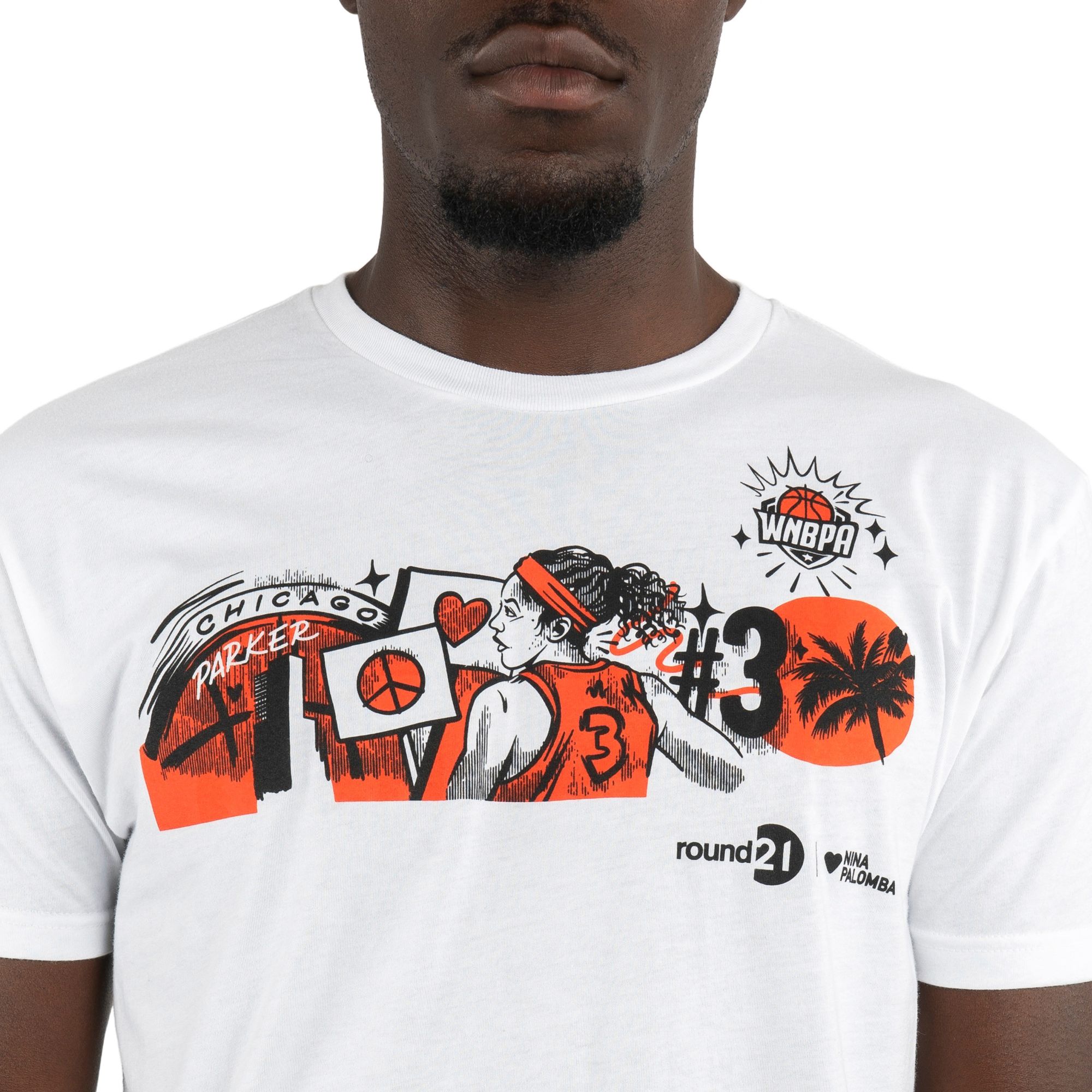 round 21 Chicago Sky Candace Parker Legends White T-Shirt product image