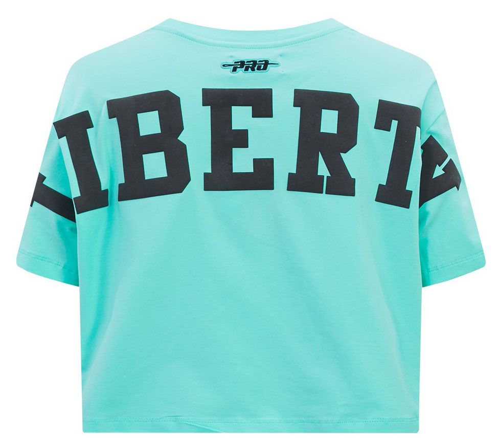 Pro Standard Women's New York Liberty Liberty Green Wingspan Boxy T-Shirt product image