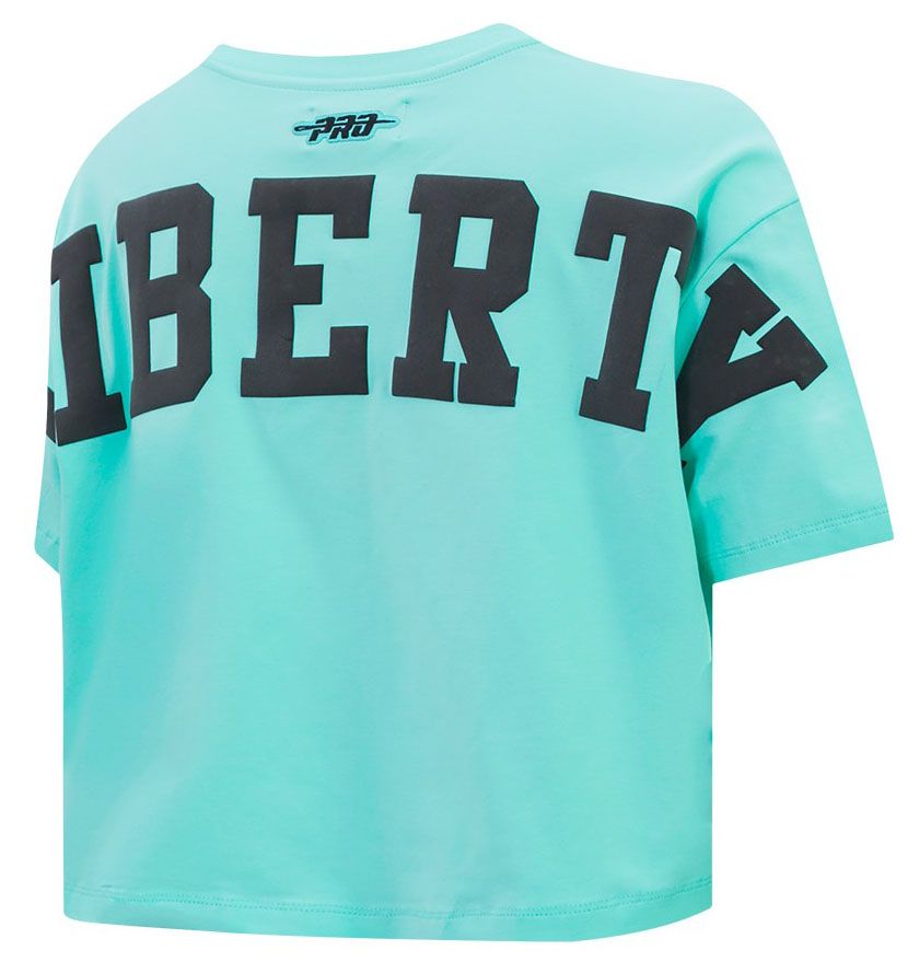 Pro Standard Women's New York Liberty Liberty Green Wingspan Boxy T-Shirt product image
