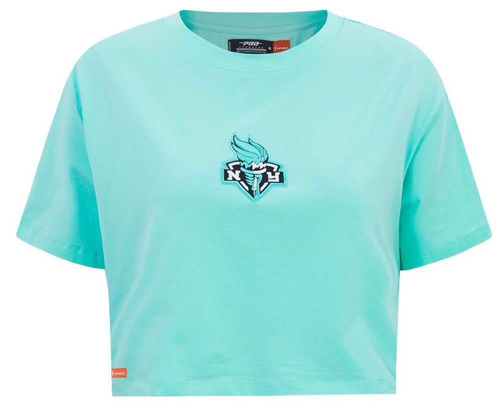 Pro Standard Women's New York Liberty Liberty Green Wingspan Boxy T-Shirt product image