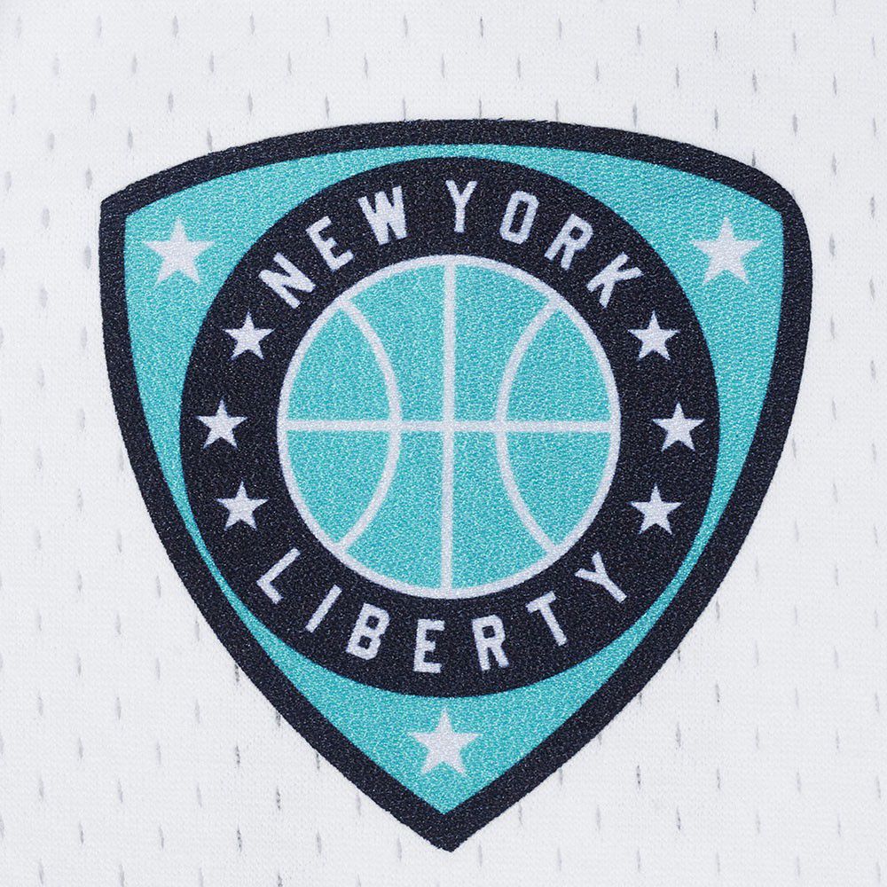 Pro Standard Youth New York Liberty White Letterman Button Down Shirt product image