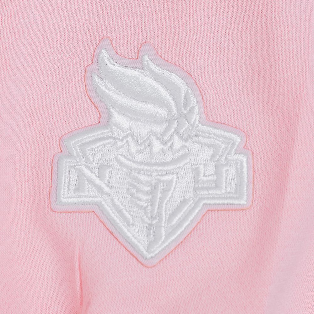 Pro Standard Girls' New York Liberty Pink Wingspan Crewneck Sweatshirt product image