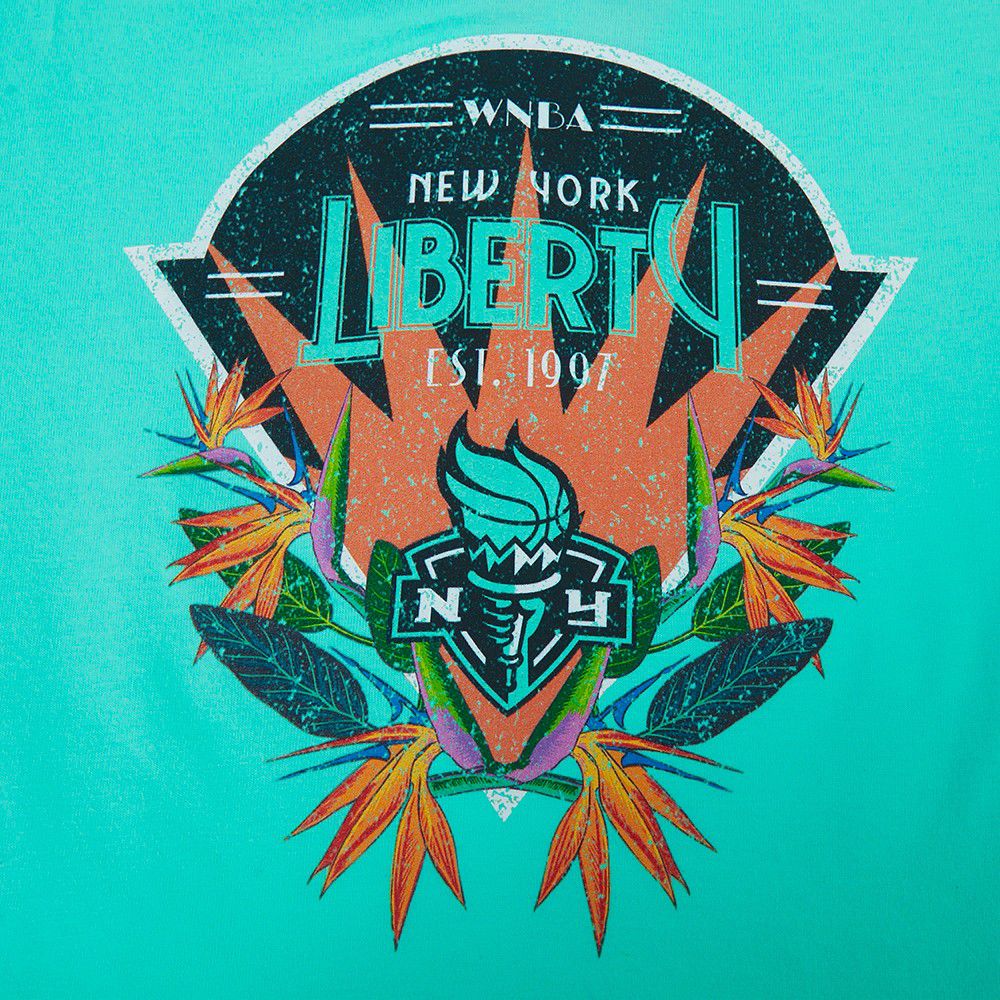 Pro Standard Girls' New York Liberty Liberty Green Paradise Boxy T-Shirt product image