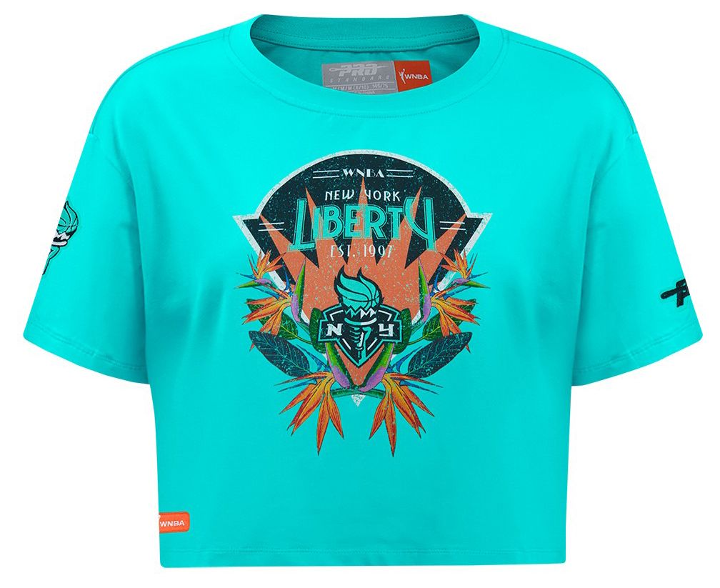 Pro Standard Girls' New York Liberty Liberty Green Paradise Boxy T-Shirt product image