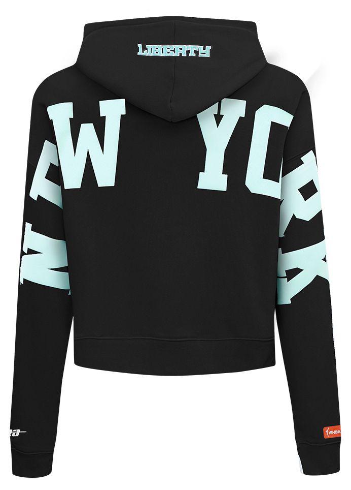 Pro Standard Women's New York Liberty Black Wingspan Drop Shoulder Hoodie product image