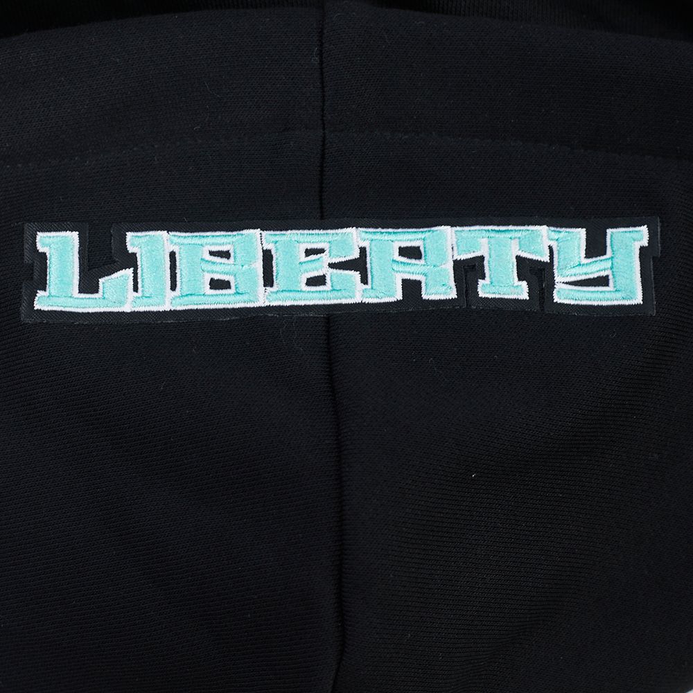 Pro Standard Women's New York Liberty Black Wingspan Drop Shoulder Hoodie product image