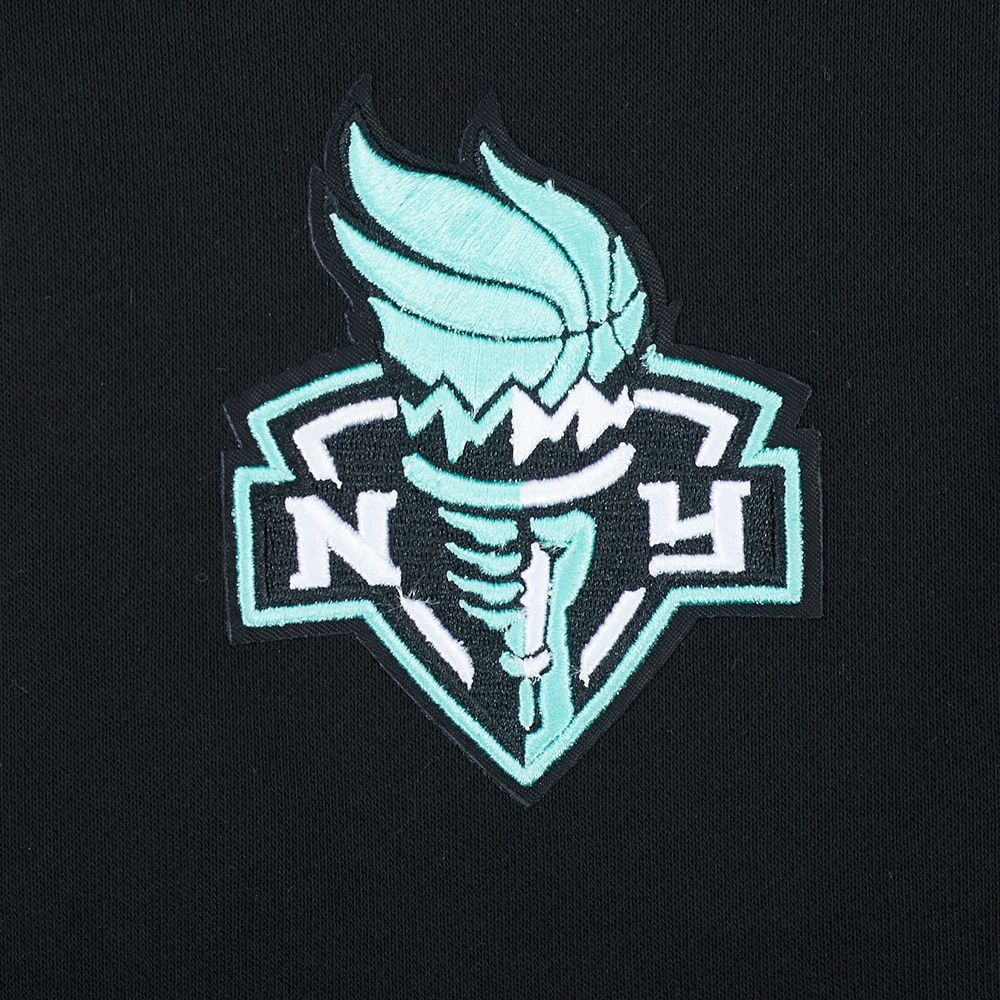 Pro Standard Women's New York Liberty Black Wingspan Drop Shoulder Hoodie product image