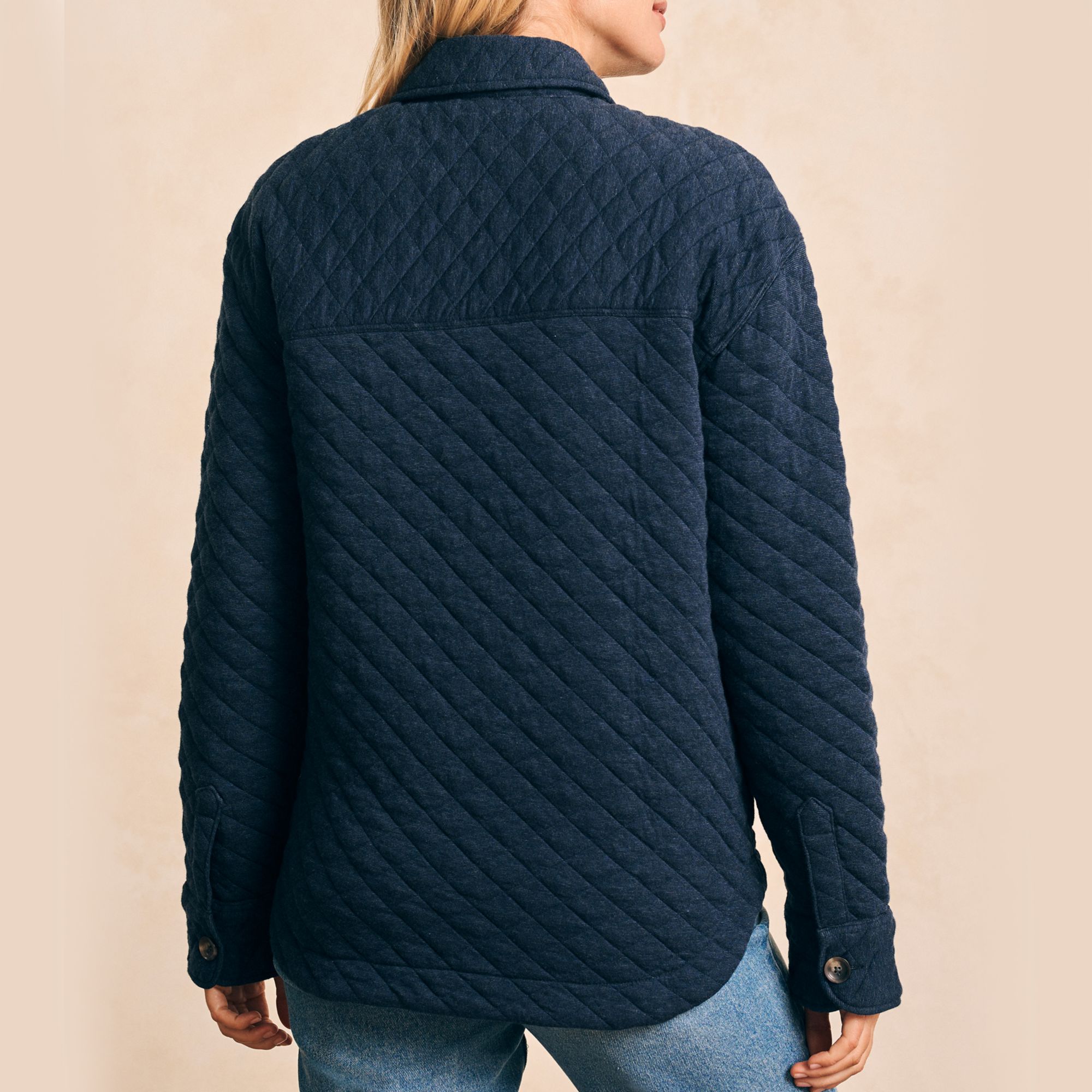Faherty Women's Epic Quilted Fleece Overshirt product image