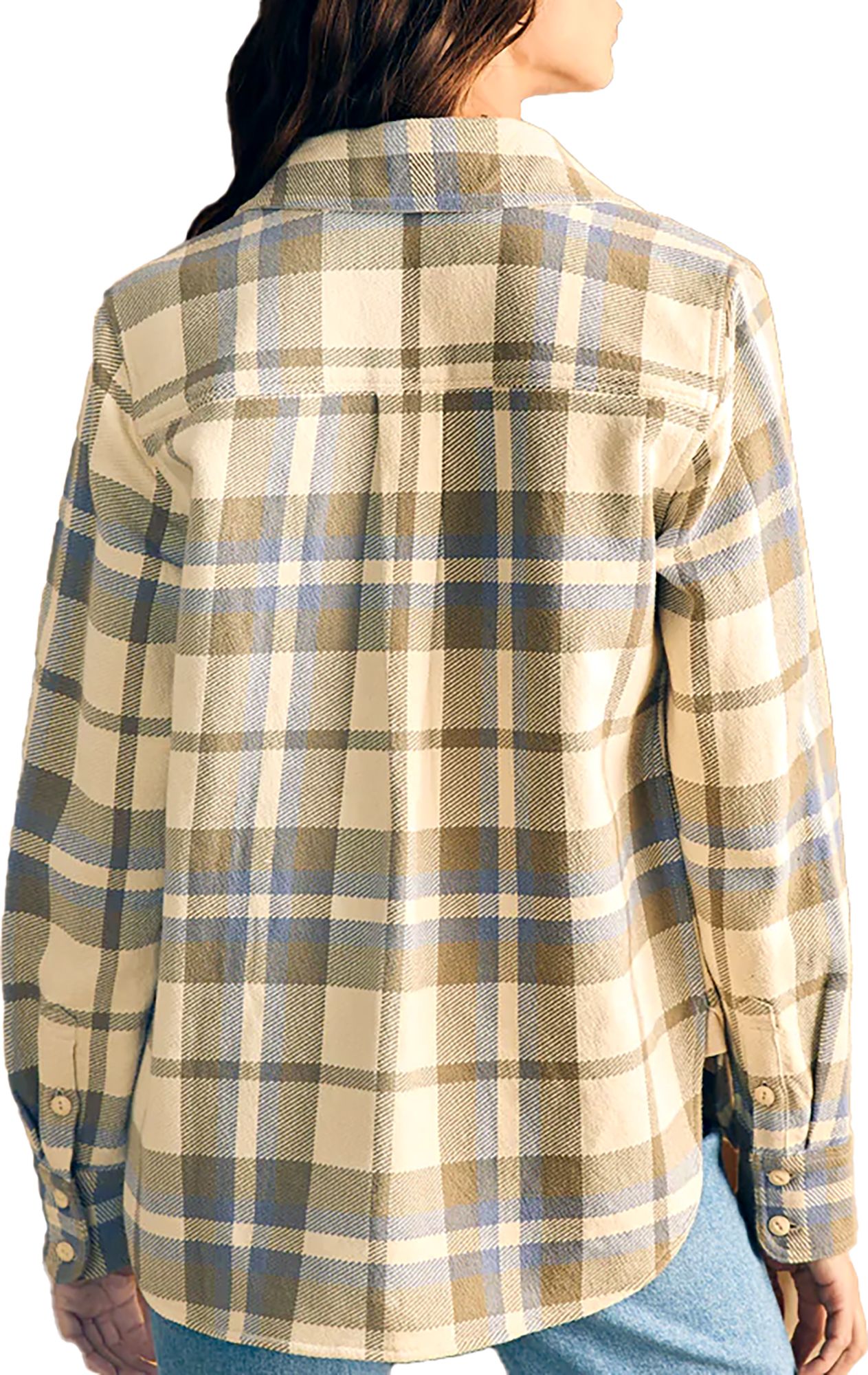 Faherty Women's Long Sleeve Surf Flannel Shirt product image