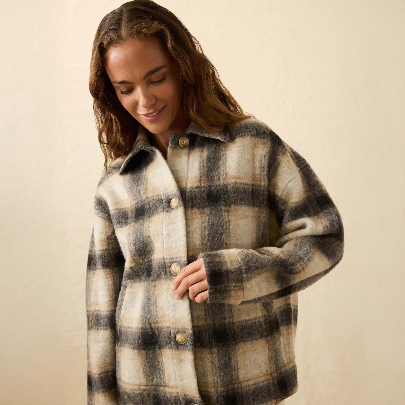 Faherty Women's Rocky Ridge Plaid Jacket product image