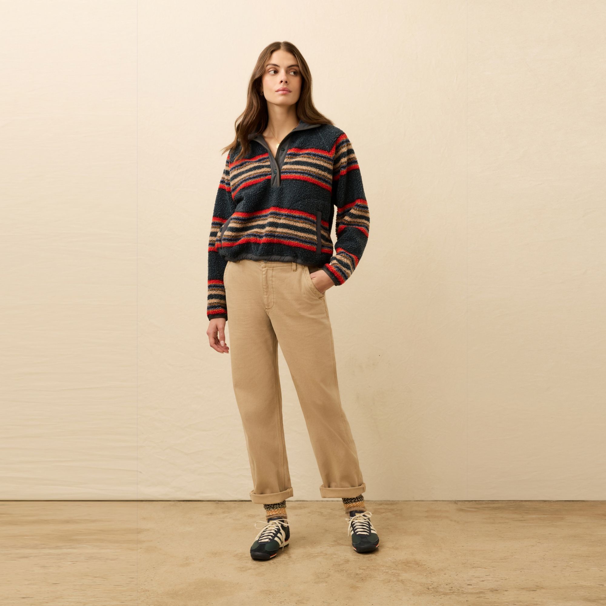 Faherty Women's Fireside Fleece Popover Sweatshirt product image